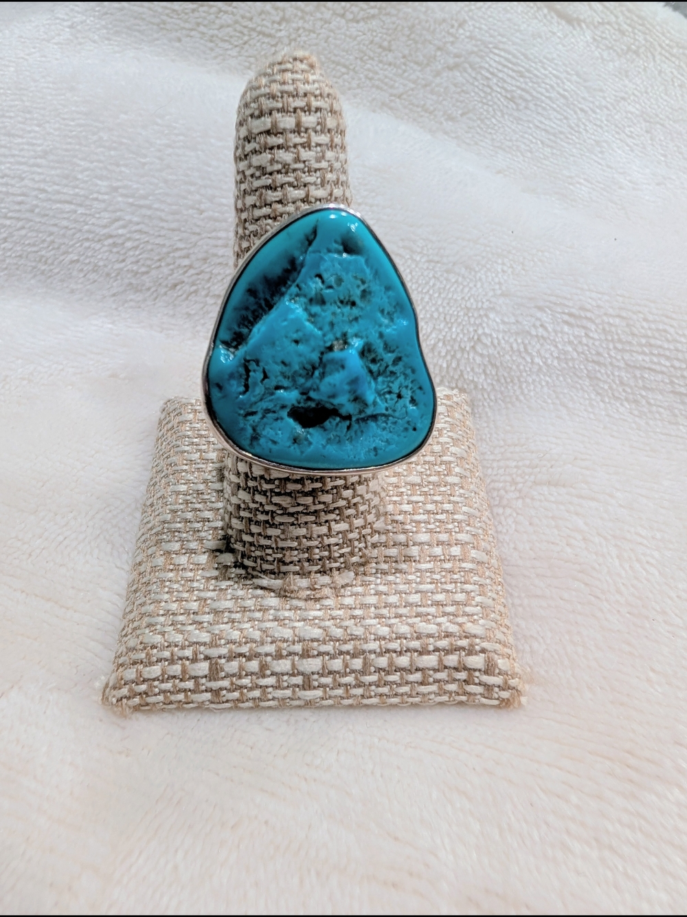 Kingman Turquoise Statement Ring